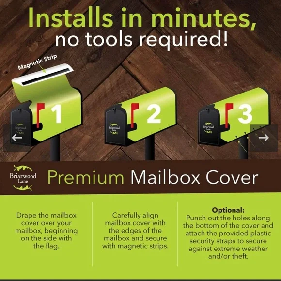 Briarwood Lane Haunted House Party Halloween Magnetic Mailbox Cover Full Moon - Picture 4 of 5